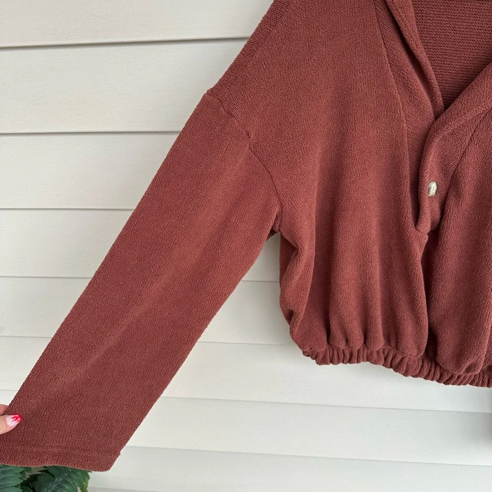 Free People Warm Brown Cardigan - Picture 4 of 6